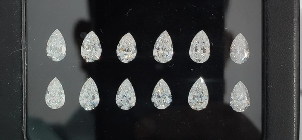 Pear Brilliant Cut Clarity Melee Loose Lab Grown Diamonds