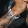 19mm Iced Cuban Bracelet
