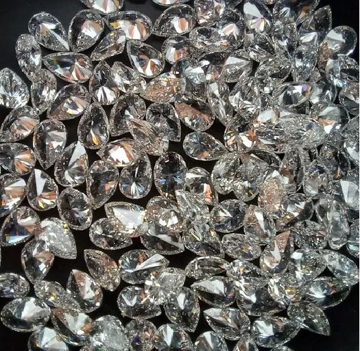 Pear Brilliant Cut Clarity Melee Loose Lab Grown Diamonds