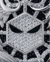 Spidy with Smiley Face Hexagon Pendant