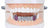 Sterling Silver REd Moissanite Diamond Grillz