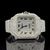 Cartier Silver with Arabic Dial Diamond Watch