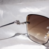 Custom Fine Vvs Moissanite Fashion Glasses Iced Out Pass Diamond Tester Hip Hop Sunglasses for Men Women
