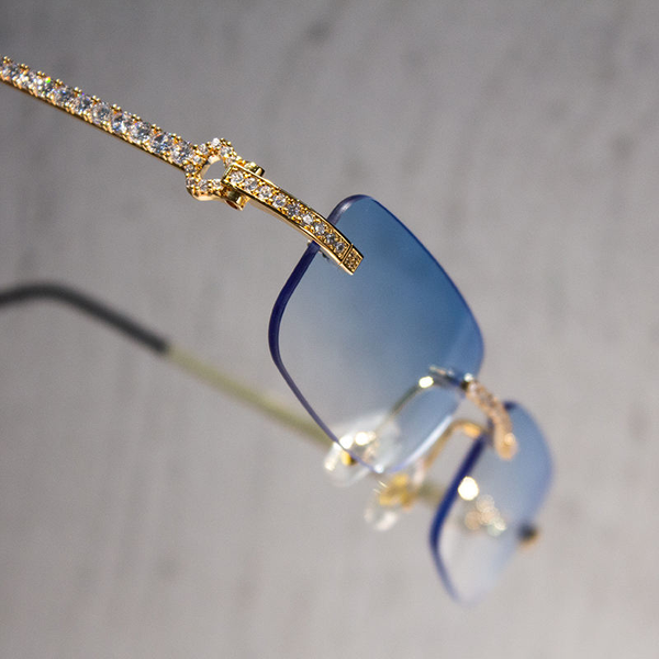 New Arrival 925 Silver Custom Moissanite Diamond Sunglasses High Quality Sunglasses for Men Women