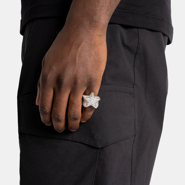 Iced Star Ring