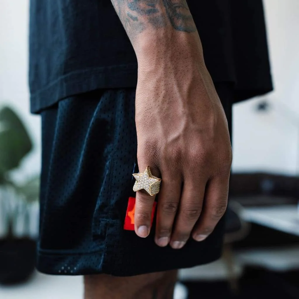 Iced Star Ring
