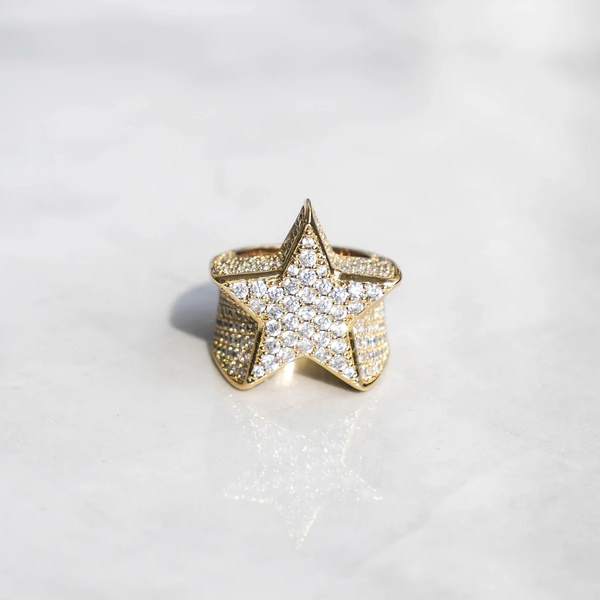 Iced Star Ring