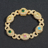 Infinty x Evel Eye Multi Colour stone Bracelet
