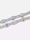 Infinty x Evel Eye Multi Colour stone Bracelet