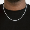 Tennis Chain with Round Moissanite Diamond