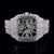 Cartier Skeleton Silver with Baguette Diamond Watch