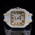 Cartier two-ton Gold Moissanite Diamond Watch