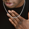 Tennis Chain with Round Moissanite Diamond