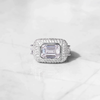 Emerald Cluster Ring