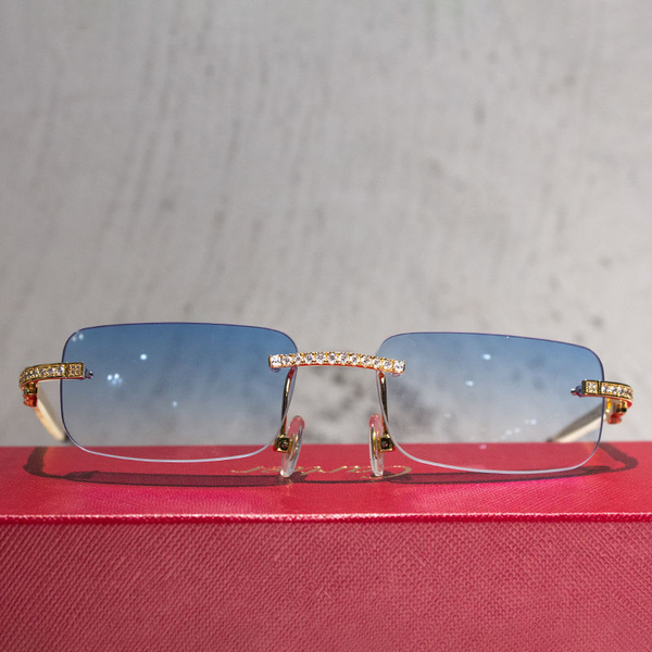 New Arrival 925 Silver Custom Moissanite Diamond Sunglasses High Quality Sunglasses for Men Women