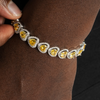 Sapphire Heart Tennis Bracelet