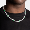 Clover Leaf Moissanite Tennis Chain