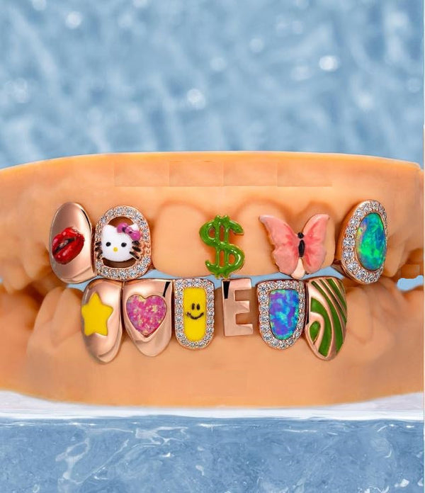 Colour Full Customize Unisex Grill