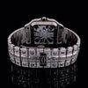 Cartier Skeleton Silver with Baguette Diamond Watch