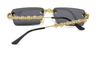 Luxury Sunglasses Mens Hiphop Pass Diamond Tester Luxury Glasses Handmade Setting VVS Moissanite Diamond Iced Out Sunglasses