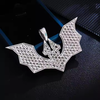 Bat Black and White Pendant