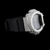 G-Shock With Full White Case Moissanite Diamond Watch