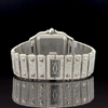 Cartier Silver with Roman Dial Diamond Watch
