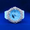 G-Shock With Full White Thrones Moissanite Diamond Watch
