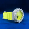 G-Shock With Full White Thrones Moissanite Diamond Watch