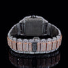 Cartier Rose White with Arabic Dial Diamond Watch