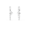 V Shap Round Diamond Earring