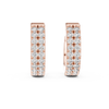 Duble-Row Half Bali With Round Diamons