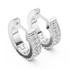 Duble-Row Half Bali With Round Diamons