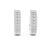 Duble-Row Half Bali With Round Diamons