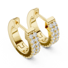 Duble-Row Half Bali With Round Diamons