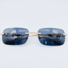 Pass Diamond Test Moissanite Diamond Sunglasses Fashion Iced Out Men Women Rapper Hip Hop Glasses Jewelry
