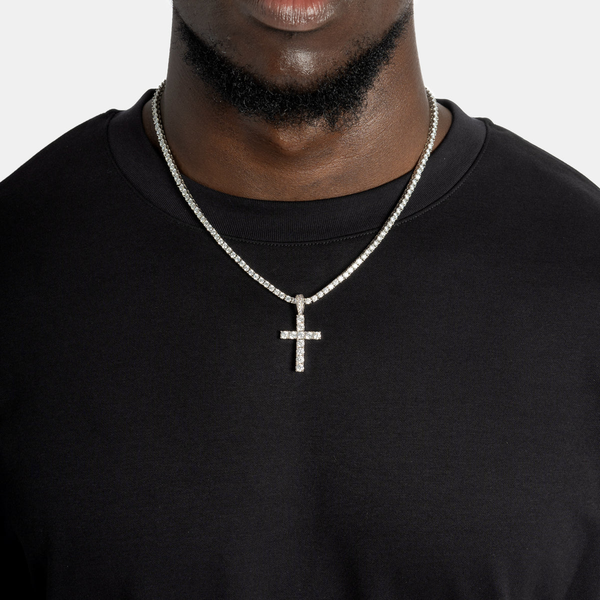Cross & Tennis Chain Bundle