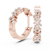 Crafted Baguette Diamond Earring
