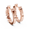 Crafted Baguette Diamond Earring