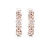Crafted Baguette Diamond Earring