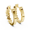 Crafted Baguette Diamond Earring