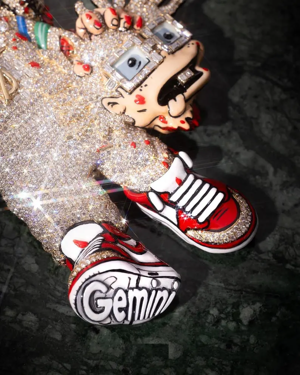 Scary Doll Hip-Hop Pendant