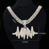 Unique Music Wave Pendant