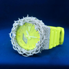 G-Shock With Full White Thrones Moissanite Diamond Watch