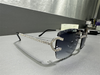 Pass Diamond Tester Luxury Glasses Handmade Setting VVS Moissanite Diamond Iced Out Sunglasses for Men Women