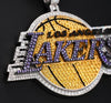 Custom Basketball Colour Diamond Pendant