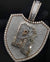 Custom Latter With Baguette Diamond Pendant
