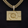 Custom Logo Pendant With Moissanite Diamond