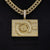 Custom Logo Pendant With Moissanite Diamond