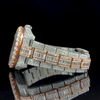 Rolex Rose Silver with Baguette Diamond Balt Watch